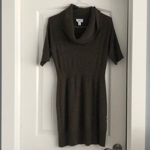 Loft Cowl neck sweater dress medium